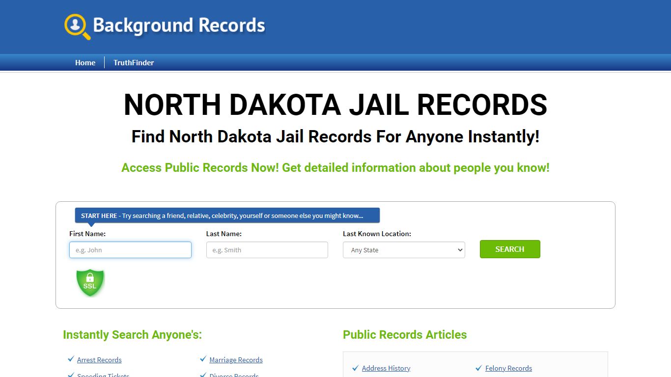 Find North Dakota Jail Records For Anyone